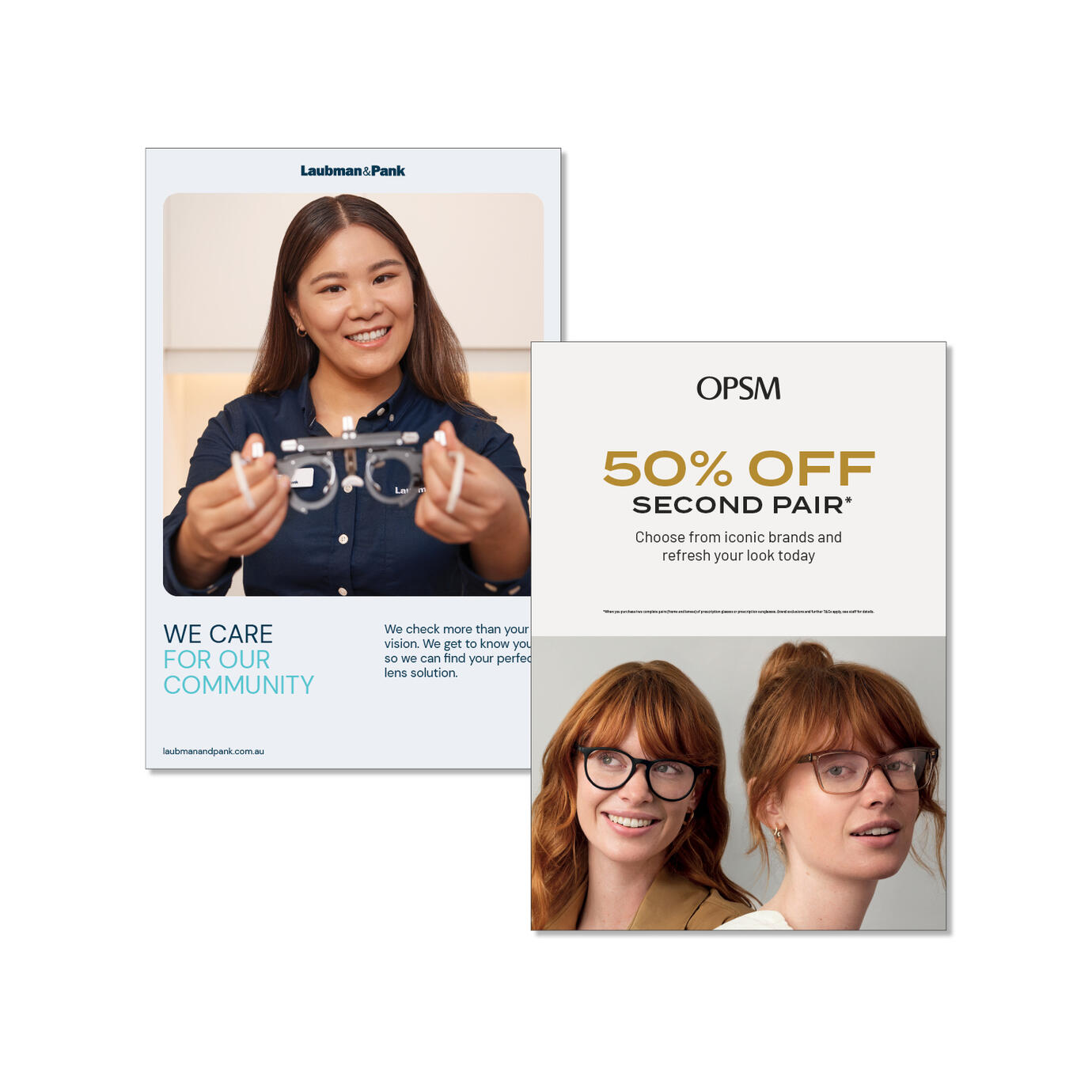 Signage for OPSM Stores