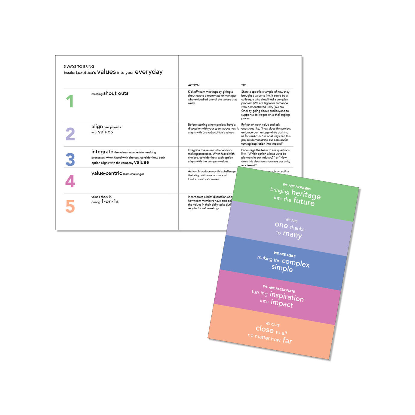 Printed booklet