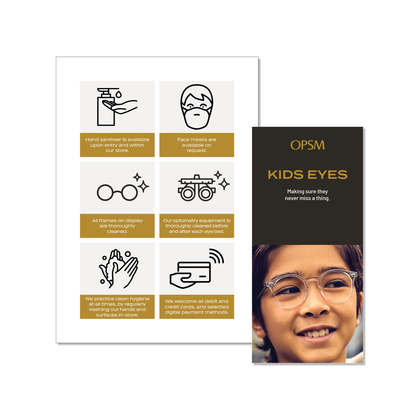 Store Signage &amp; Brochures